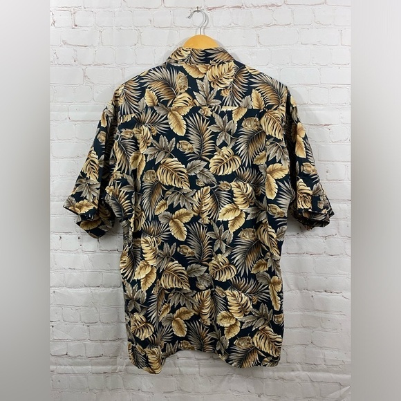 PIERRE CARDIN VINTAGE SHORT SLEEVE TROPICAL ALOHA HAWAIIAN SHIRT MENS SIZE XL - Picture 2 of 6